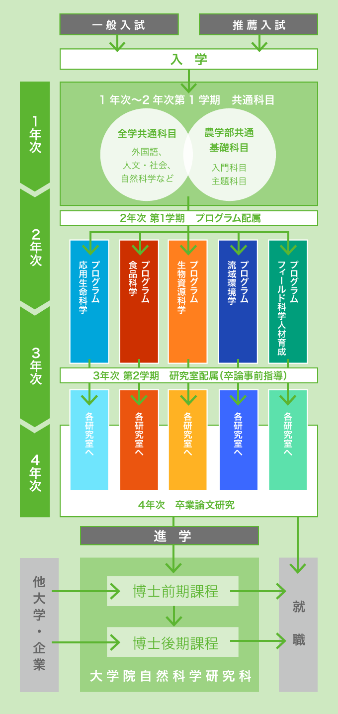 新潟大学農学部 教育課程